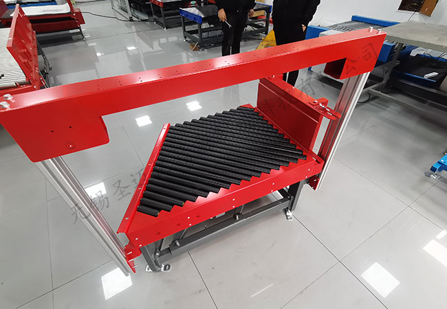 Slant stick side machine